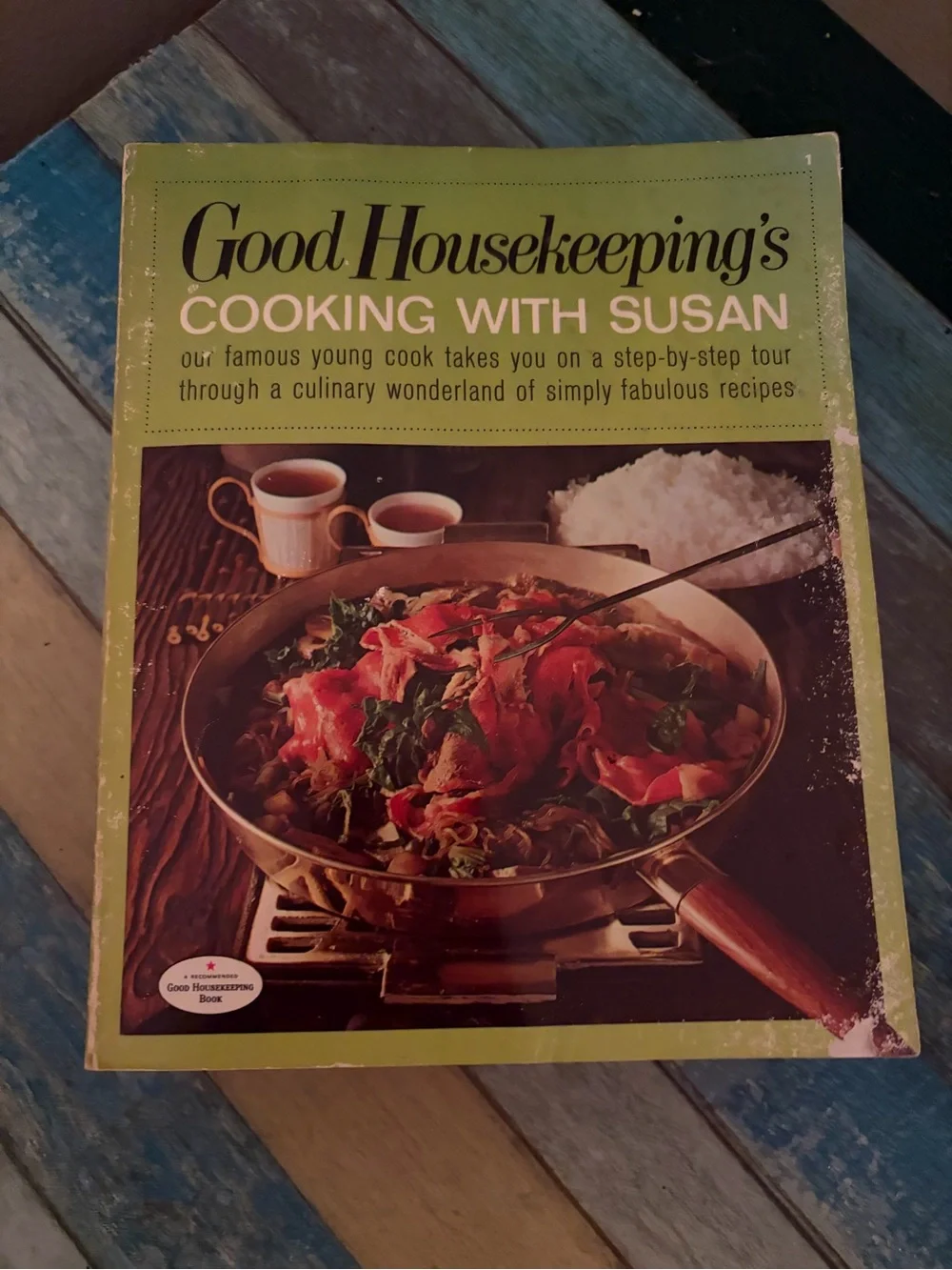 Good Housekeeping Cooking with Vintage. Volume 1-13Susan - Green Cover Cookbook
